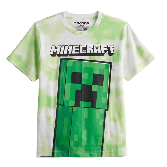 NWT Boys Minecraft Graphic T-Shirt, L - Picture 1 of 3